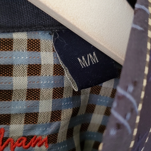 Robert Graham M Eclectic Embroidered Stripes Preppy Flip Cuff Button Down Shirt - Picture 5 of 16